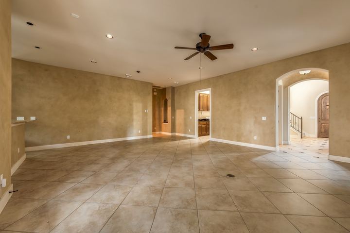 Living Room to the Foyer