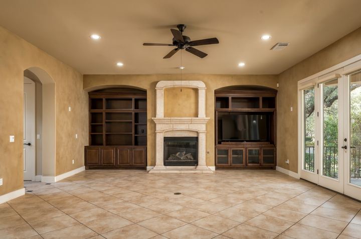 Living Room, Built-ins