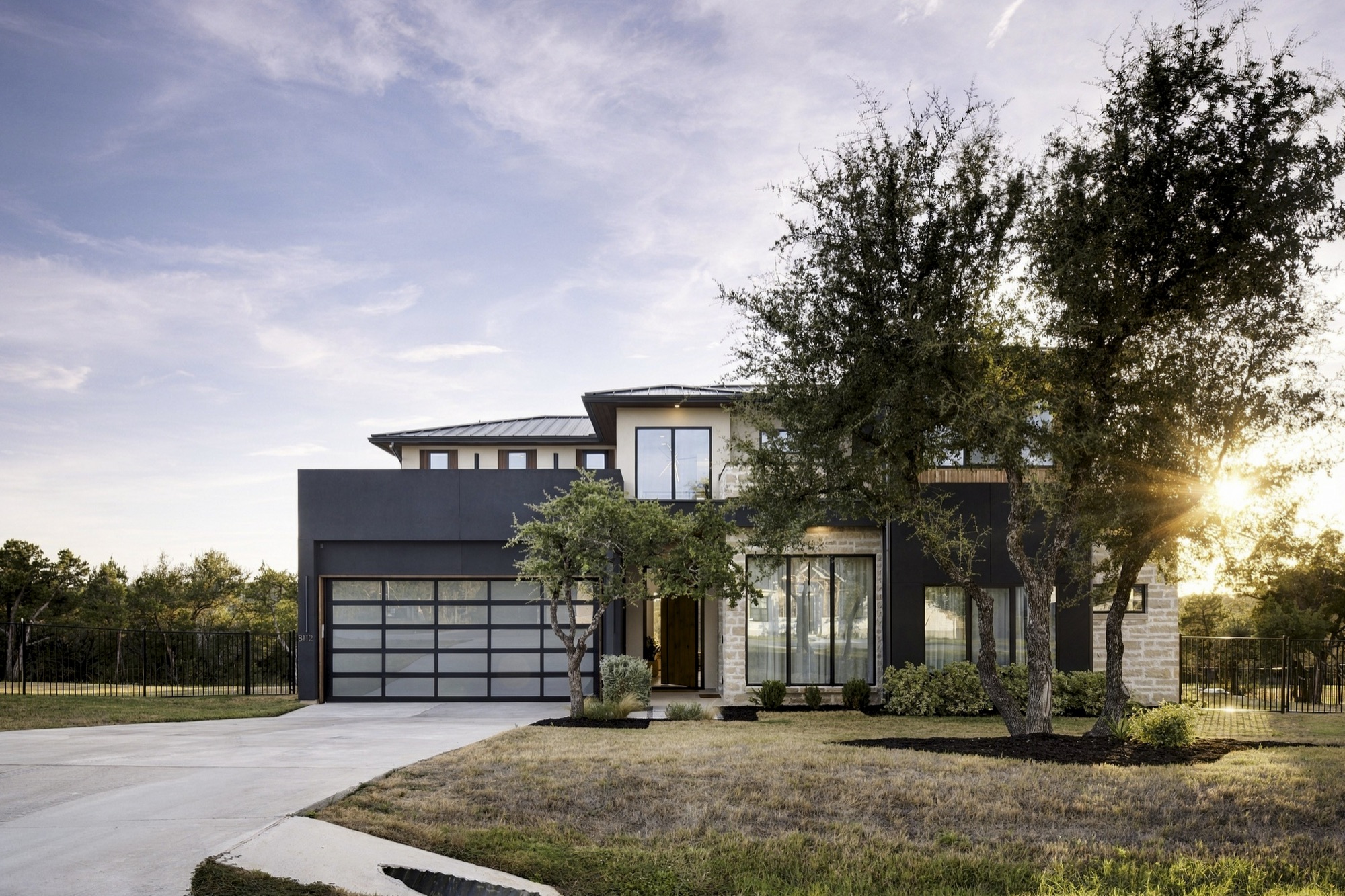 8112 Kuhn Drive at sunset