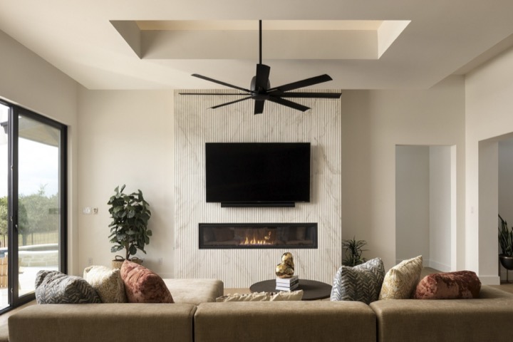 Living Room, Fireplace Wall
