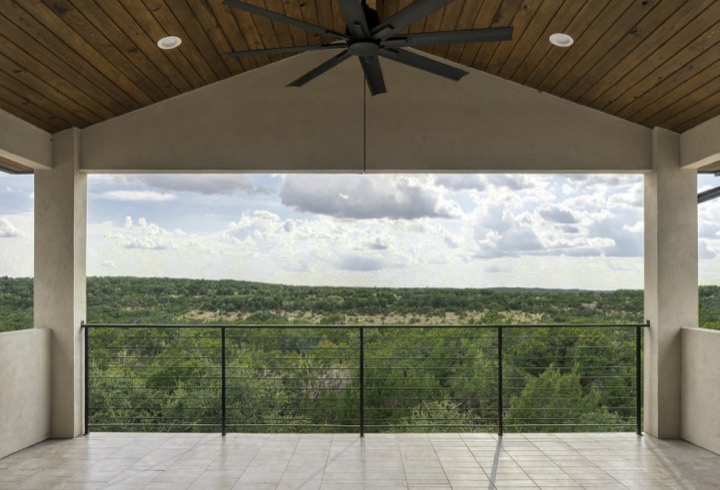 Covered Balcony View