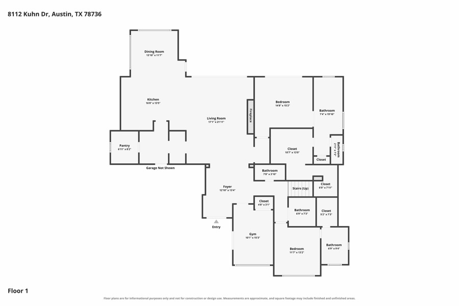 Floor plan, Floor 1